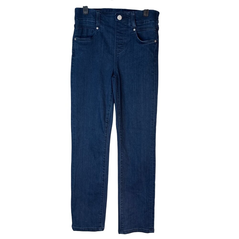 2/$30 Liverpool Los Angeles Size 26 Straight Leg Jeans Blue Denim Cotton Blend